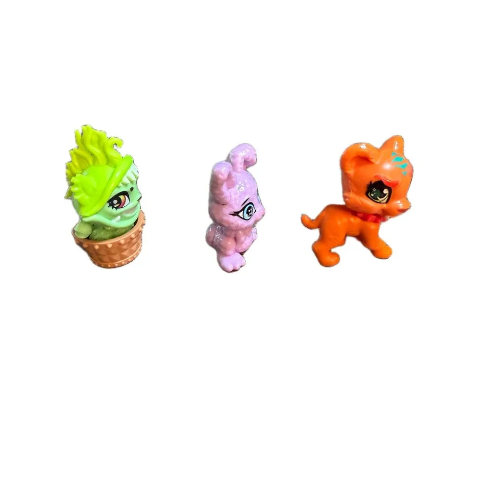 Monster High G3 Pet Figures Lot Chewlian Dustin Sweet Fangs Toys Green Purple